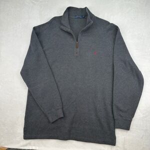 Polo by Ralph Lauren Gray Quarter-Zip Sweatshirt